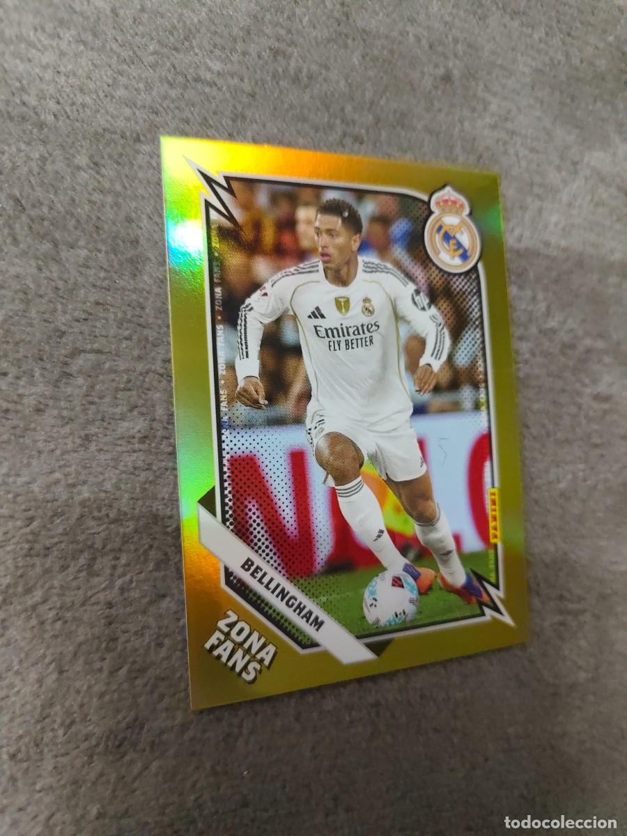Cromos de f&uacute;tbol: KO 38 PANINI CLUB REAL MADRID 25 26 BELLINGHAM * ZONA FANS GOLD KROMIX 2025 2026