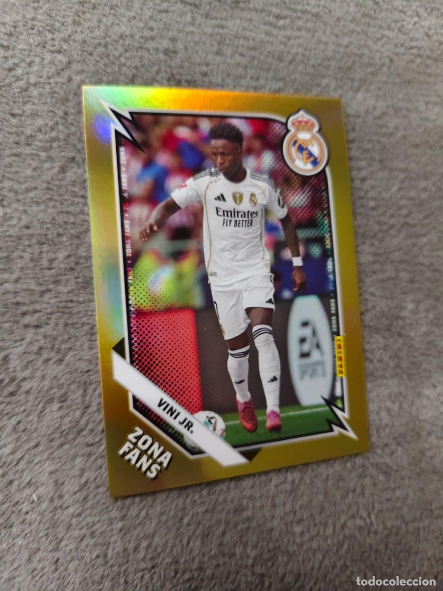 Figurine di Calcio: KO 44 PANINI CLUB REAL MADRID 25 26 VINI JR. * ZONA FANS GOLD KROMIX 2025 2026