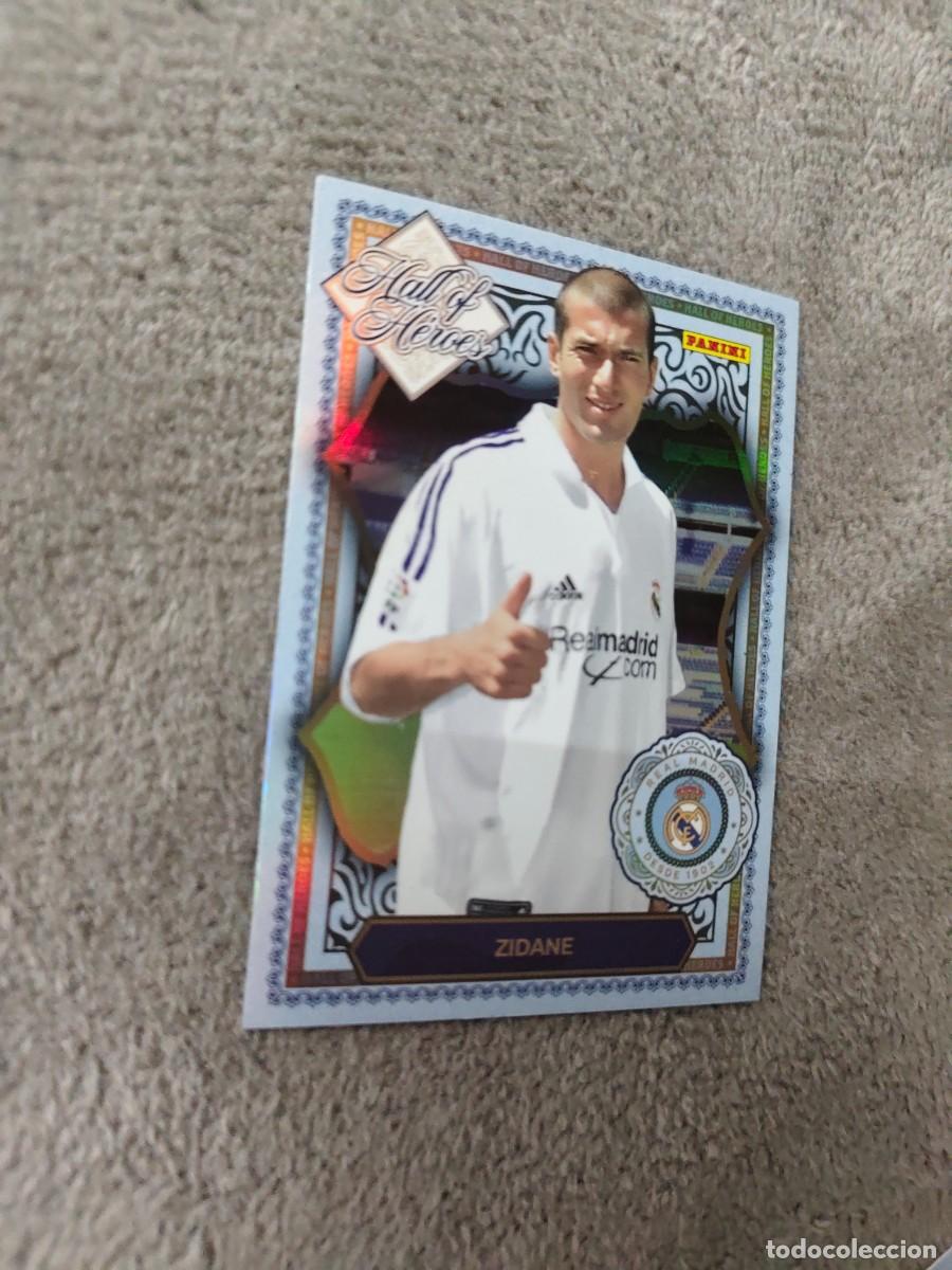 Cromos de F&uacute;tbol: HH1 1 PANINI CLUB REAL MADRID 25 26 ZIDANE * HALL OF H&Eacute;ROES 2025 2026