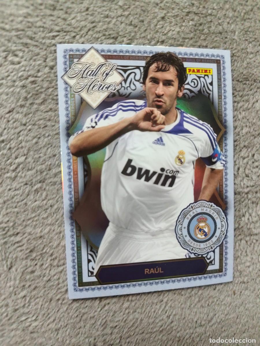 Cromos de F&uacute;tbol: HH2 2 PANINI CLUB REAL MADRID 25 26 RA&Uacute;L * HALL OF H&Eacute;ROES 2025 2026