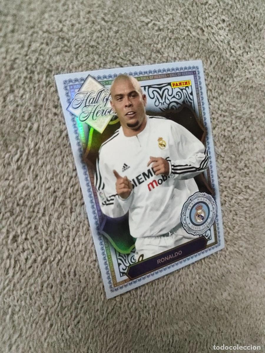 Football Stickers: HH6 6 PANINI CLUB REAL MADRID 25 26 RONALDO * HALL OF H&Eacute;ROES 2025 2026