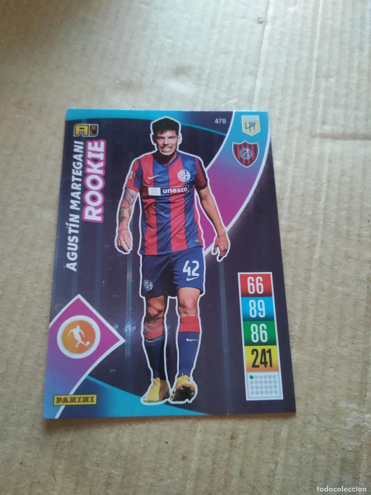 Football Stickers: 478 AGUSTIN MARTEGANI SAN LORENZO CROMO FUTBOL ARGENTINO PANINI LIGA ARGENTINA 2021-2022 ADRENALYN