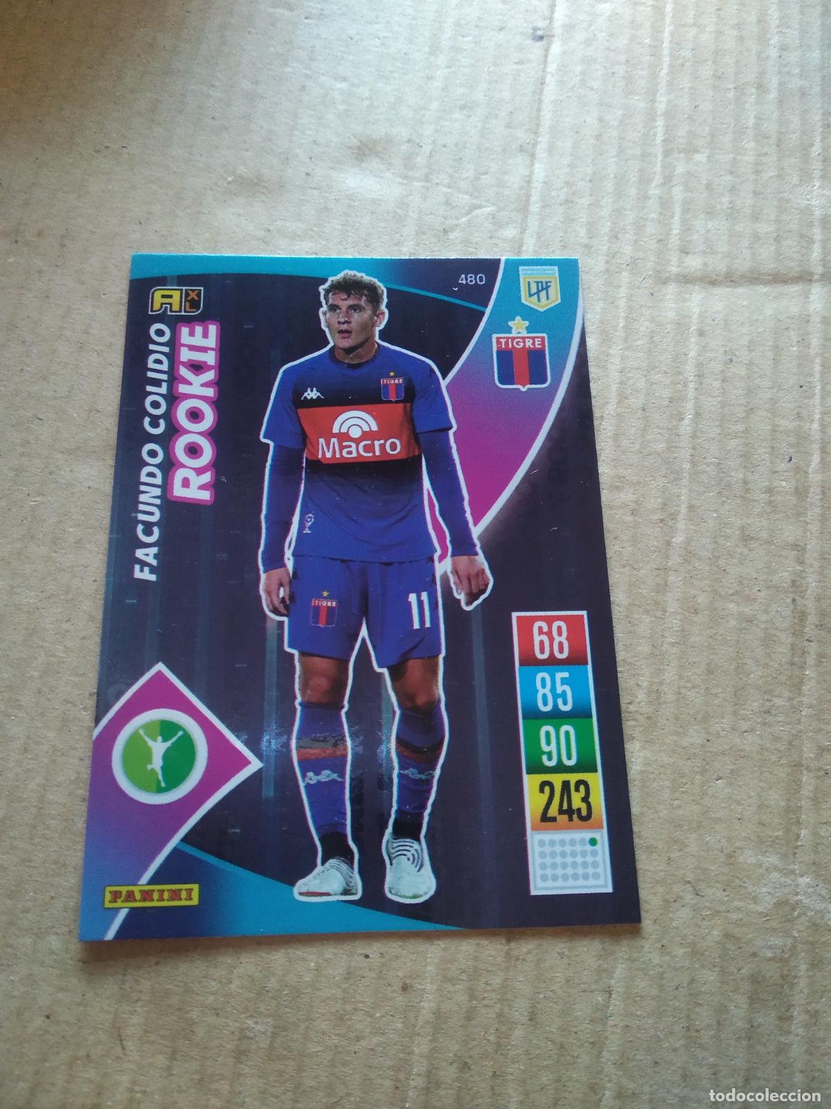 Football Stickers: 480 FACUNDO COLIDIO TIGRE CROMO FUTBOL ARGENTINO PANINI LIGA ARGENTINA 2021-2022 ADRENALYN