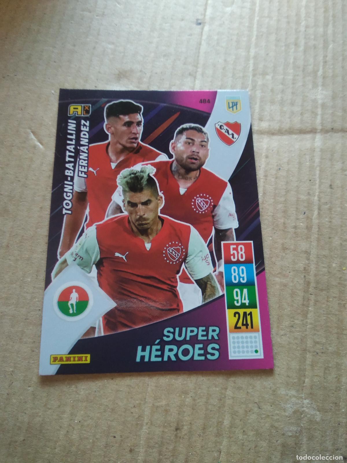 Fu&szlig;ball-Sticker: 484 TOGNI BATTALLINI FERNANDEZ CROMO FUTBOL ARGENTINO PANINI LIGA ARGENTINA 2021-2022 ADRENALYN