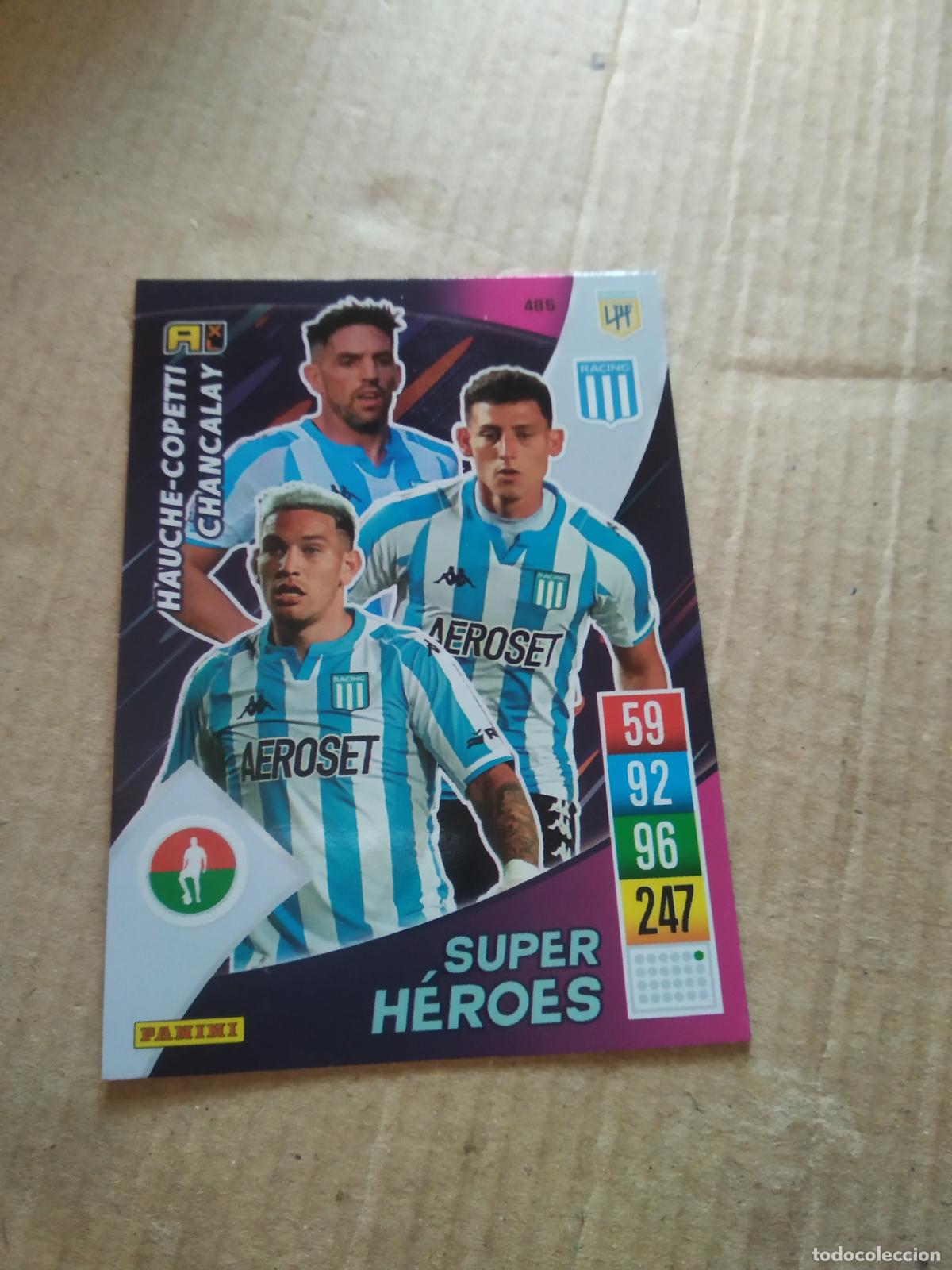 Cromos de F&uacute;tbol: 485 HAUCHE COPETTI CHANCALAY CROMO FUTBOL ARGENTINO PANINI LIGA ARGENTINA 2021-2022 ADRENALYN