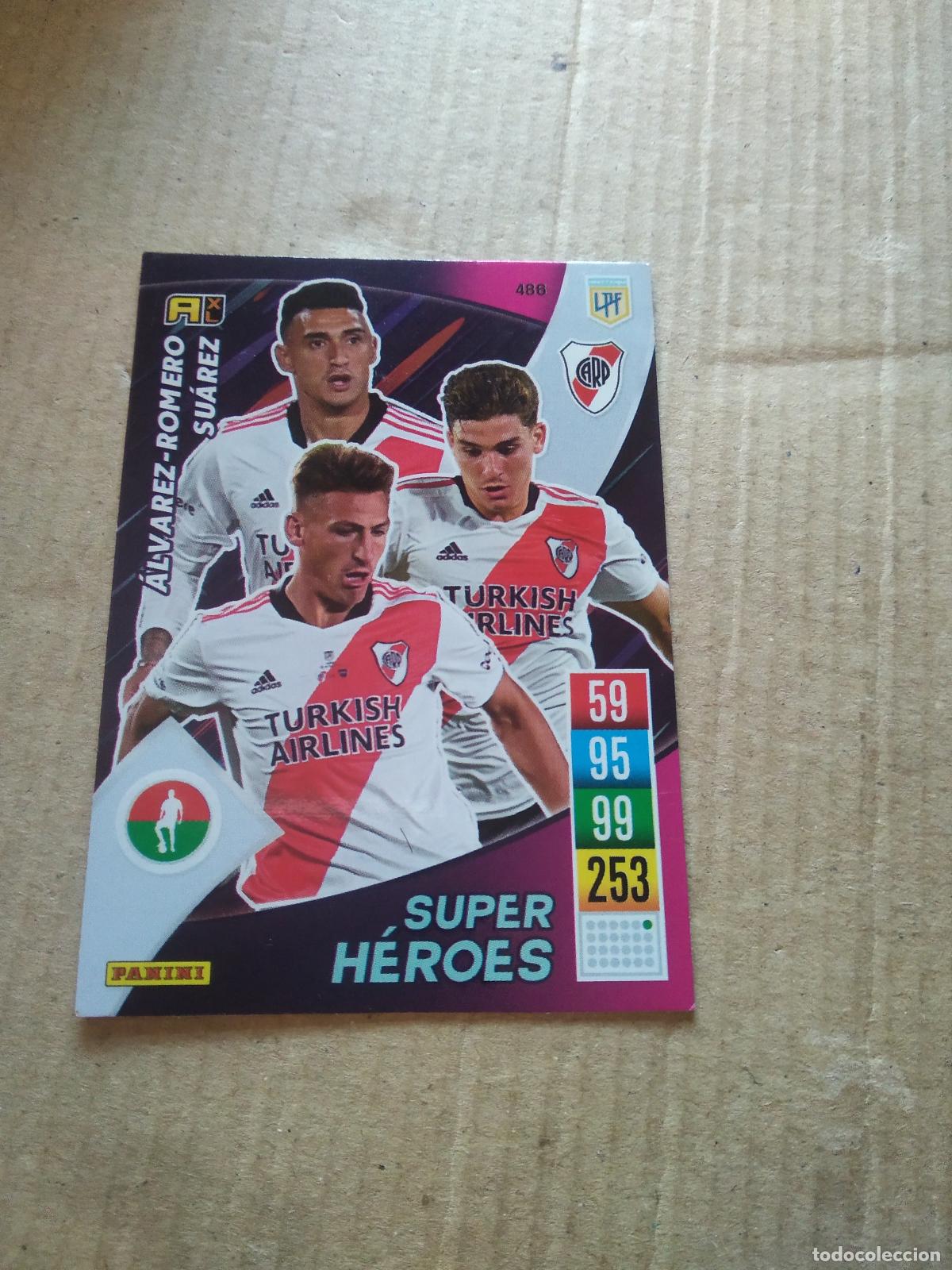 Cromos de F&uacute;tbol: 486 JULIAN ALVAREZ ROMERO SUAREZ CROMO FUTBOL ARGENTINO PANINI LIGA ARGENTINA 2021-2022 ADRENALYN