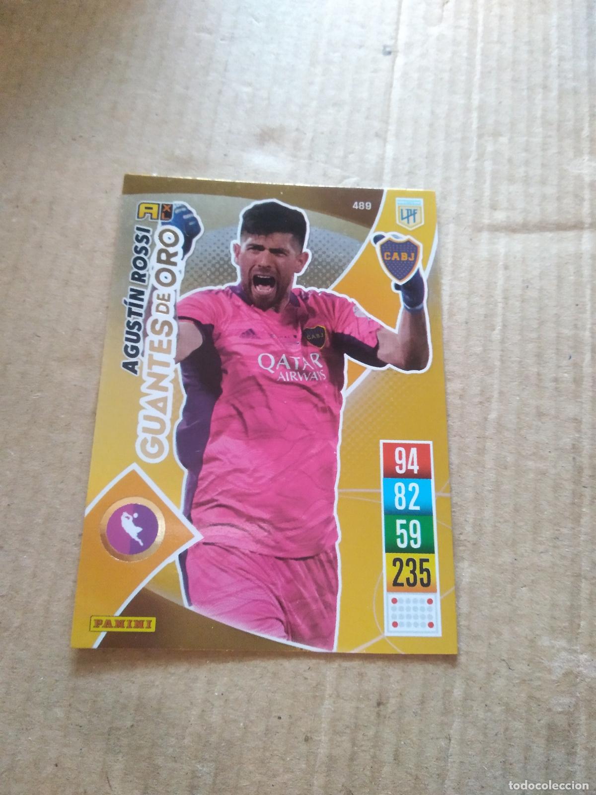 Cromos de F&uacute;tbol: 489 AGUSTIN ROSSI BOCA JUNIORS CROMO FUTBOL ARGENTINO PANINI LIGA ARGENTINA 2021-2022 ADRENALYN