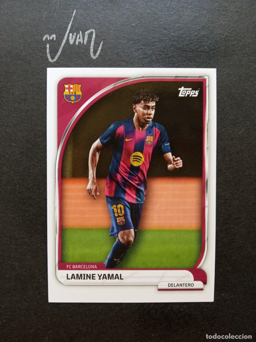 Cromos de F&uacute;tbol: N&ordm; 19 FIRST TEAM LAMINE YAMAL FC BARCELONA ESPA&Ntilde;A ⚽ TOPPS &reg; COLLECTOR TIN 2025 2026 25 26 NUEVO