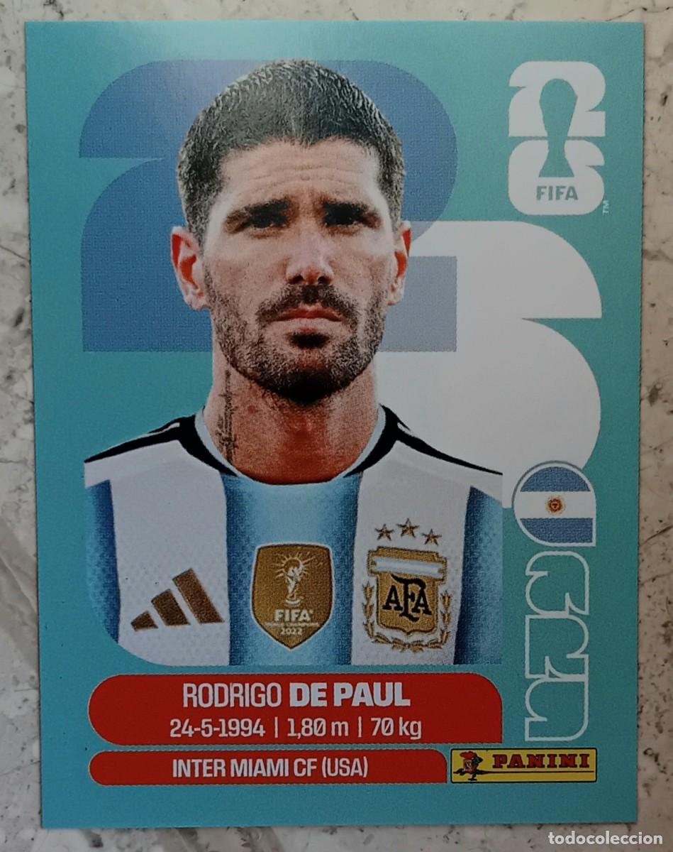 Cromos de F&uacute;tbol: Figurina Panini 2026 Cromo World Cup Usa Mundial 2026 Rodrigo De Paul Argentina n ARG 10