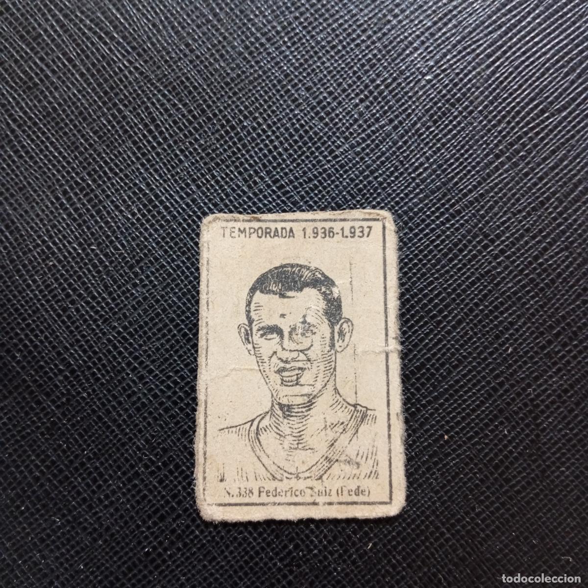Cromos de F&uacute;tbol: 338 FEDERICO SAIZ RACING CERILLAS Y FOSFOROS 1936 1937 LIGA 36 37 FUTBOL CROMO - A120 PG2 B