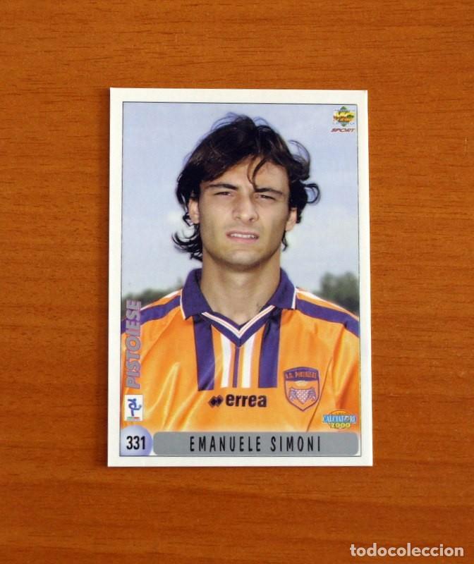 Cromos de F&uacute;tbol: Pistoiese -N&ordm; 331 Emanuele Simoni- David Bianchini -Mundicromo 1999-2000-99-00 Calciatori-Italia