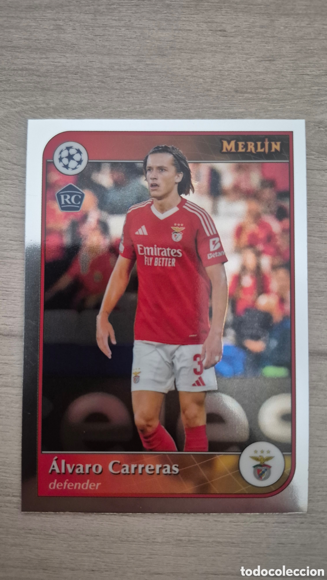 Cromos de F&uacute;tbol: Alvaro Carreras RC Topps Merlin 2024/25