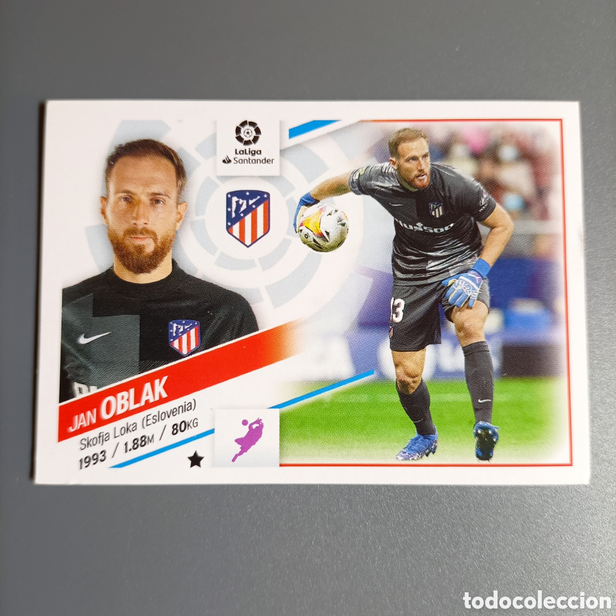 Cromos de F&uacute;tbol: ED. ESTE. LIGA 2022-2023 (ATL&Eacute;TICO) №3 OBLAK
