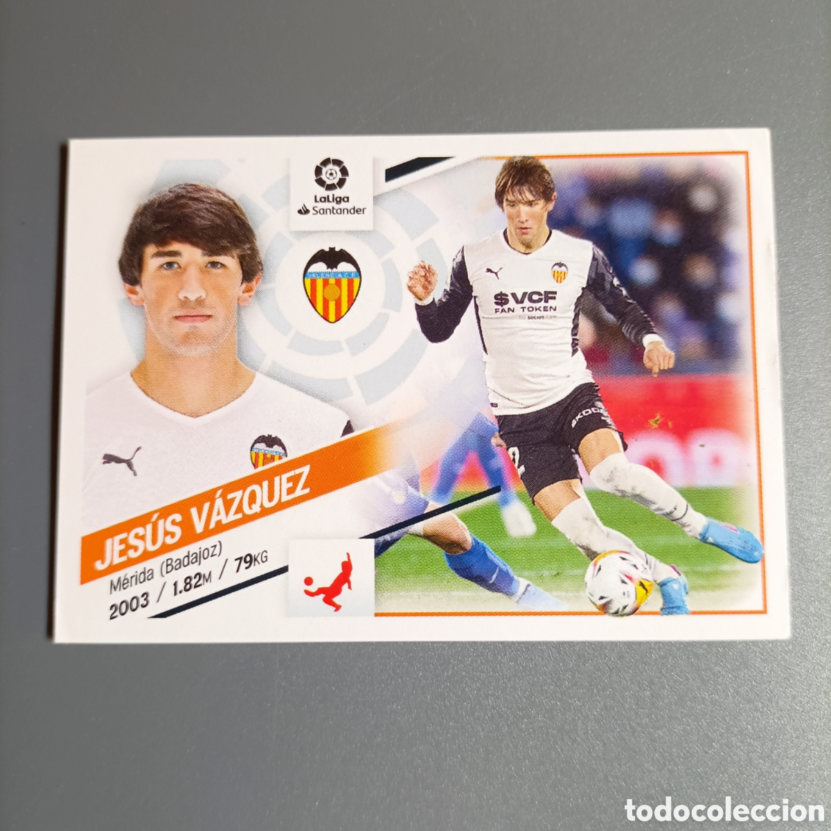 Cromos de F&uacute;tbol: ED. ESTE. LIGA 2022-2023 (VALENCIA) №7 JESUS V&Aacute;ZQUEZ