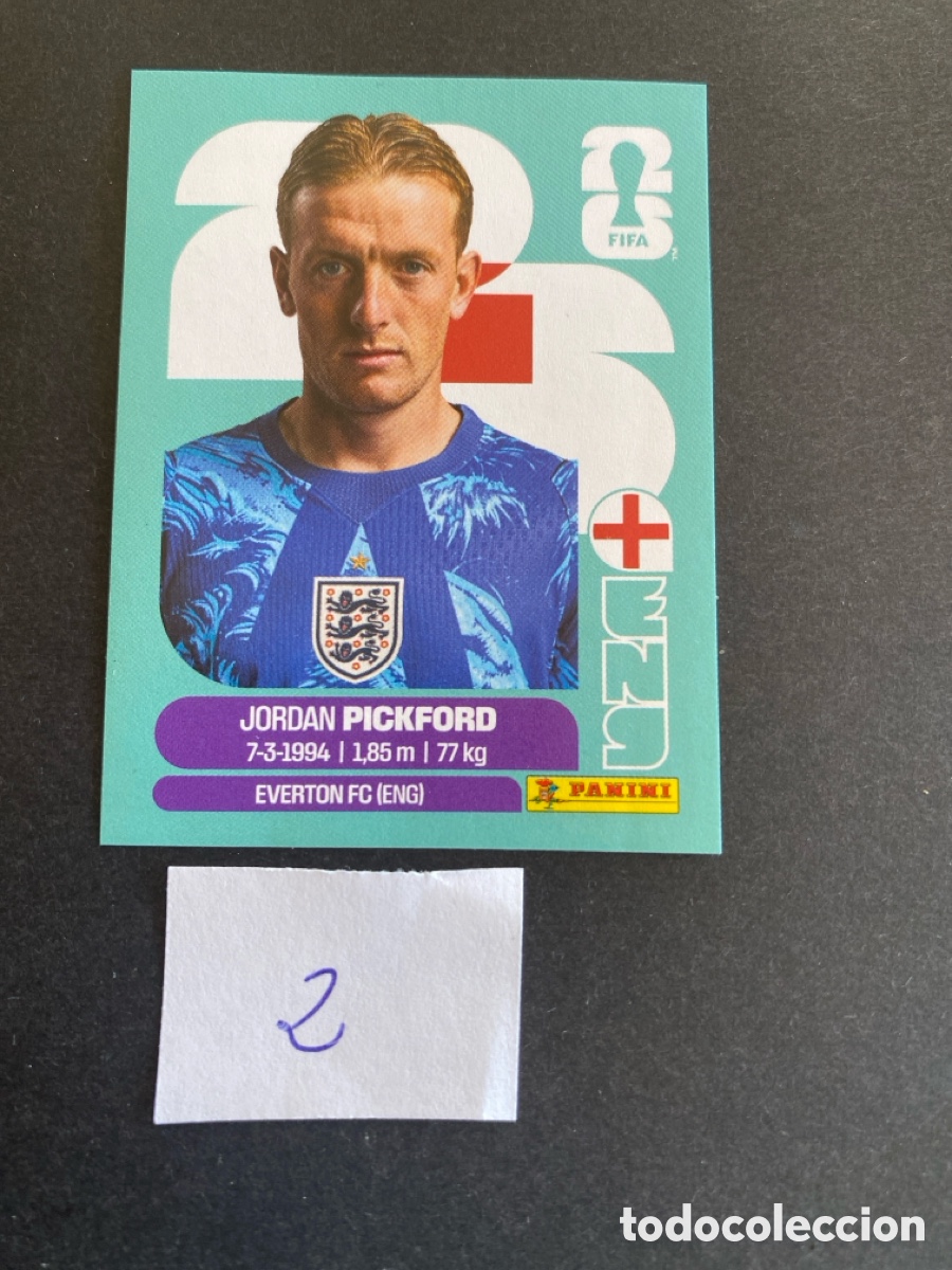 Cromos de F&uacute;tbol: Cromo Inglaterra Mundial 2026 N* 2 nuevo