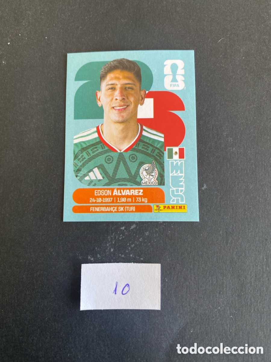 Cromos de F&uacute;tbol: Cromo Mexico Mundial 26 N*10 nuevo