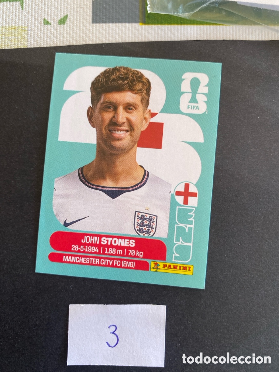 Cromos de F&uacute;tbol: Cromo Inglaterra Mundial 2026 N* 3 nuevo