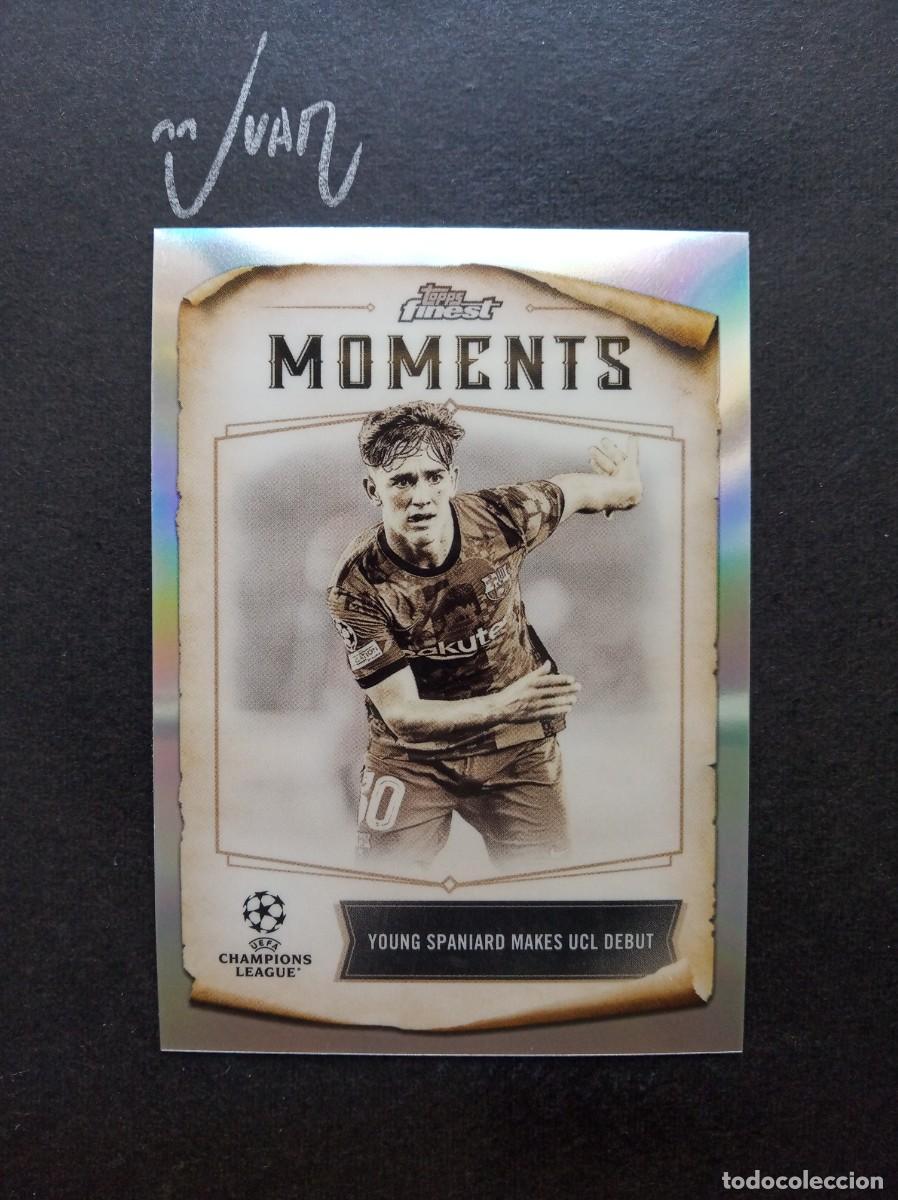 Cromos de F&uacute;tbol: FM 5 MOMENTS GAVI FC BARCELONA ESPA&Ntilde;A ⚽ TOPPS &reg; FINEST UCL UEFA CHAMPIONS 2022 2023 22 23 NUEVO