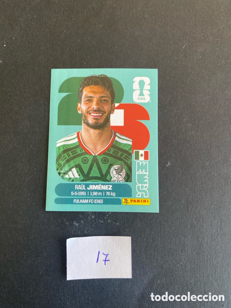 Cromos de F&uacute;tbol: Cromo Mexico Mundial 26 N*17 nuevo