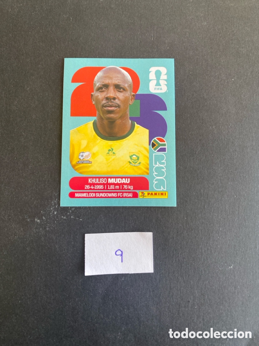 Cromos de F&uacute;tbol: Cromo Sud&aacute;frica Mundial 26 N* 9 nuevo