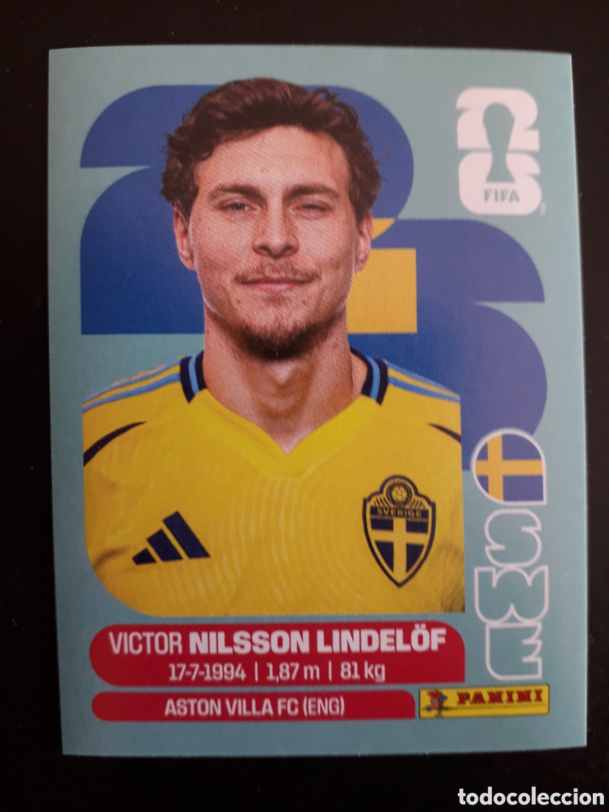Cromos de F&uacute;tbol: NILSSON LINDEL&Ouml;F SUECIA SWE 6 MUNDIAL F&Uacute;TBOL 2026 FIFA WORLD CUP PANINI SIN PEGAR PEDIDO M&Iacute;NIMO 3&euro;.