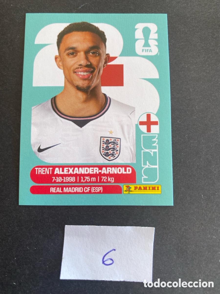 Cartes &agrave; collectionner de Football: Cromo Inglaterra Mundial 2026 N* 6 nuevo