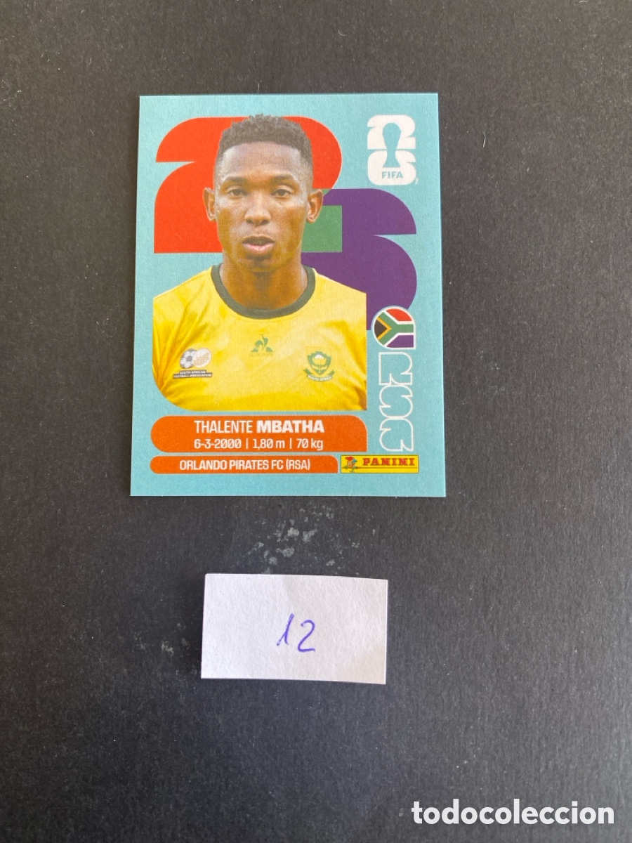 Cartes &agrave; collectionner de Football: Cromo Sud&aacute;frica Mundial 26 N* 12 nuevo