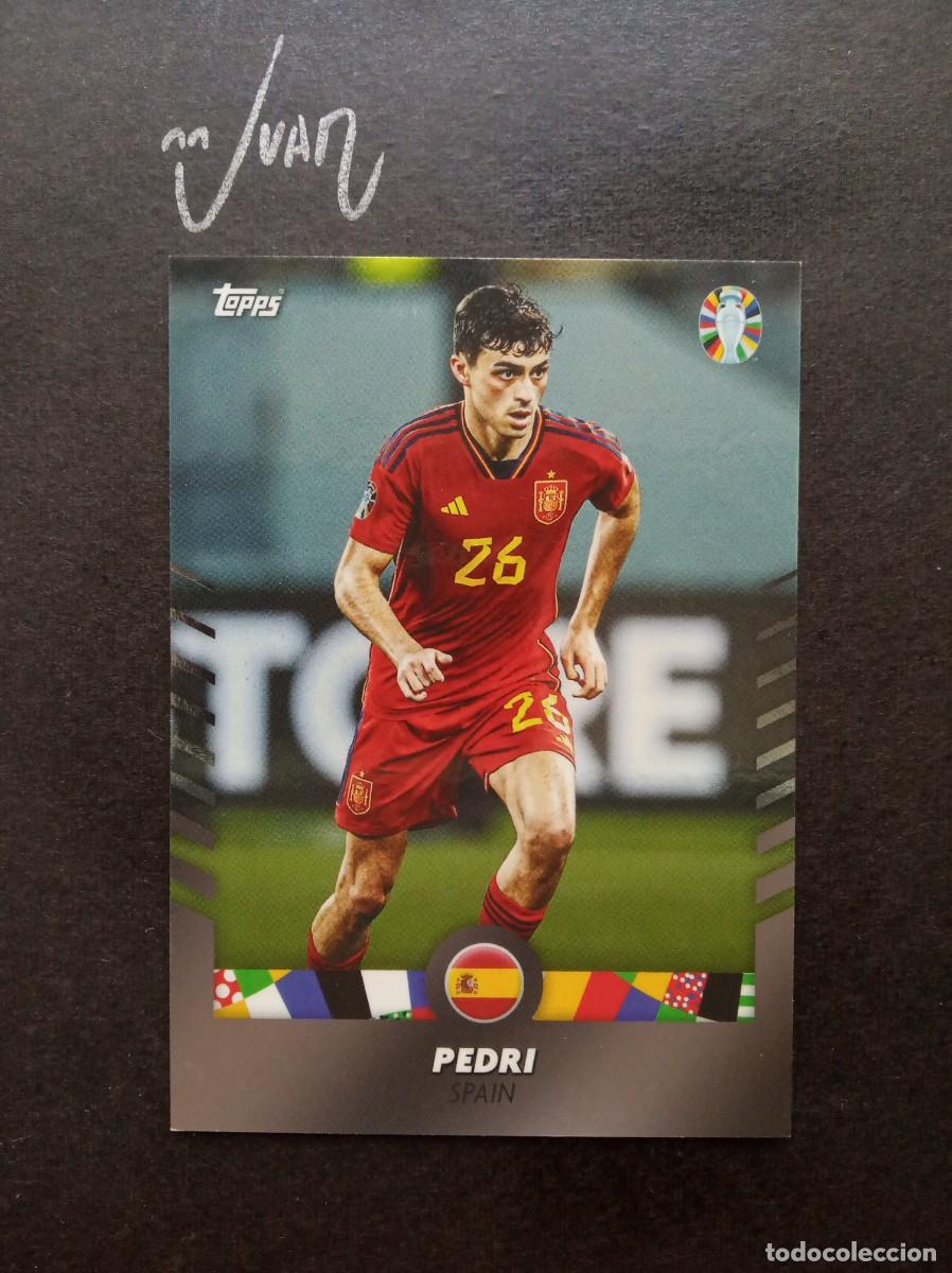 Cartes &agrave; collectionner de Football: PEDRI ESPA&Ntilde;A FC BARCELONA 25 26 ⚽ TOPPS &reg; MOURINHO CURATED SET UEFA EURO 2024 GERMANY 24 NUEVO