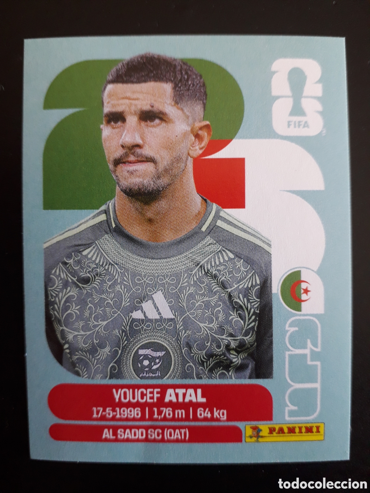 Cartes &agrave; collectionner de Football: ATAL ARGELIA ALG 4 MUNDIAL F&Uacute;TBOL 2026 FIFA WORLD CUP PANINI SIN PEGAR PEDIDO M&Iacute;NIMO 3&euro;