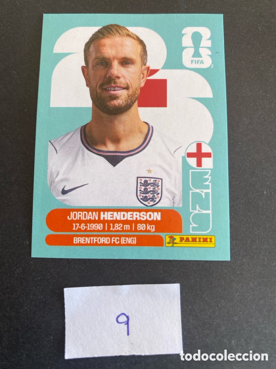 Cartes &agrave; collectionner de Football: Cromo Inglaterra Mundial 2026 N* 9 nuevo