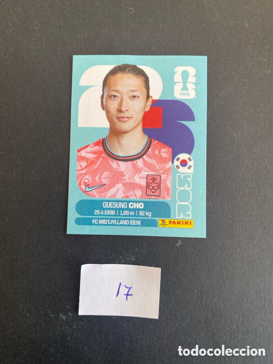 Cartes &agrave; collectionner de Football: Cromo Korea Mundial 26 N* 17 nuevo