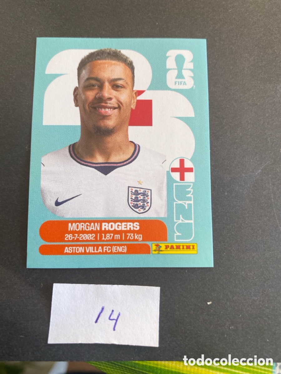 Cromos de F&uacute;tbol: Cromo Inglaterra Mundial 2026 N* 14 nuevo