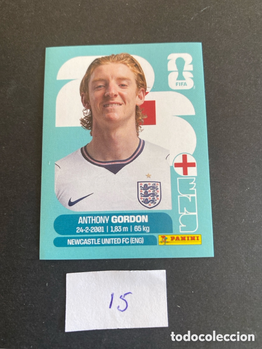 Cromos de F&uacute;tbol: Cromo Inglaterra Mundial 2026 N* 15 nuevo