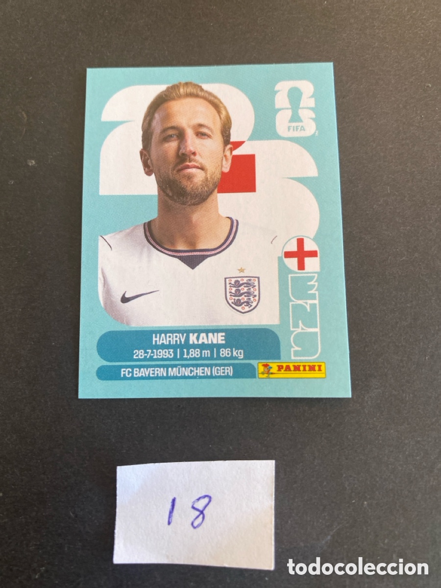 Cromos de F&uacute;tbol: Cromo Inglaterra Mundial 2026 N* 18 nuevo