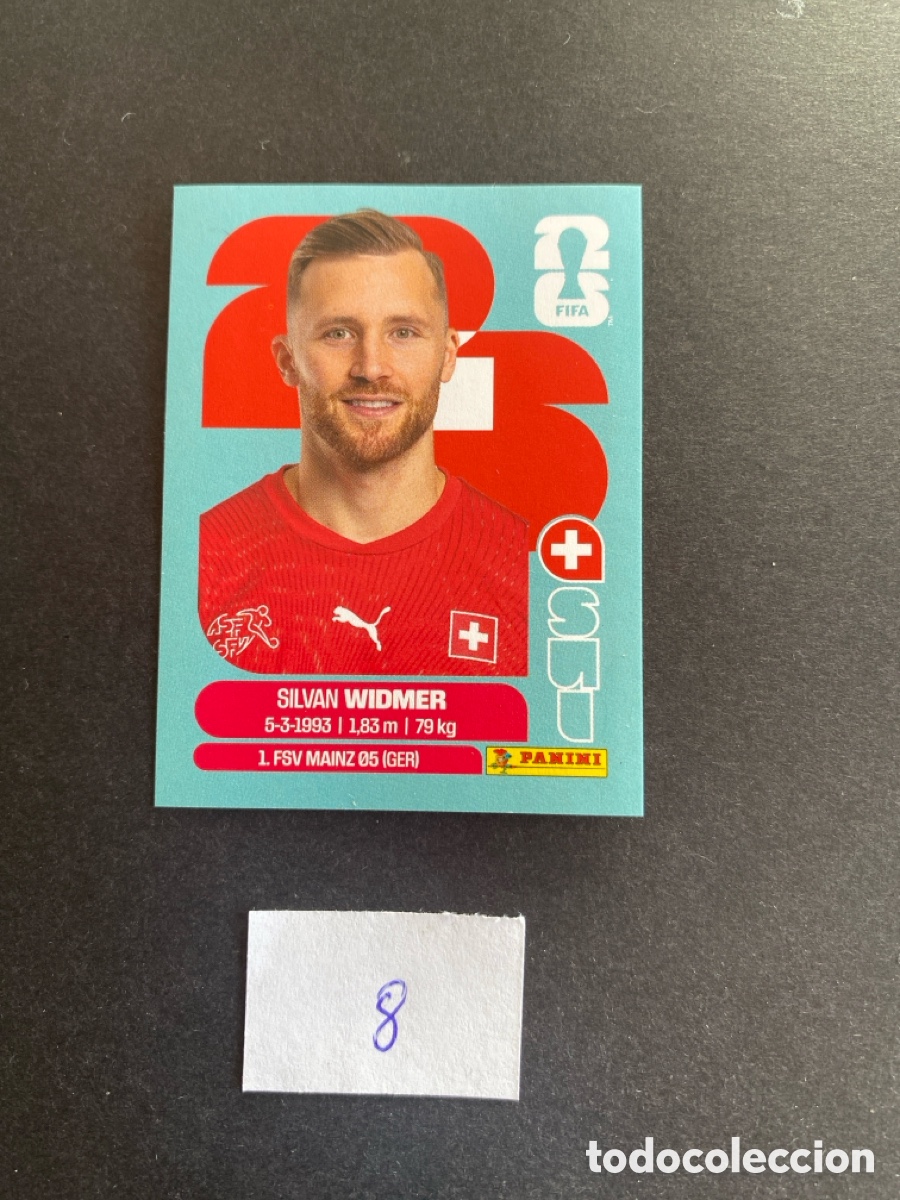 Cromos de F&uacute;tbol: Cromo Suiza Mundial 26 N* 8 nueva