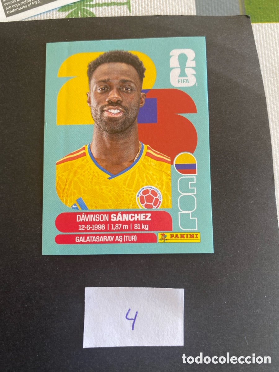 Cromos de F&uacute;tbol: Cromo Colombia Mundial 2026 N* 4 nuevo