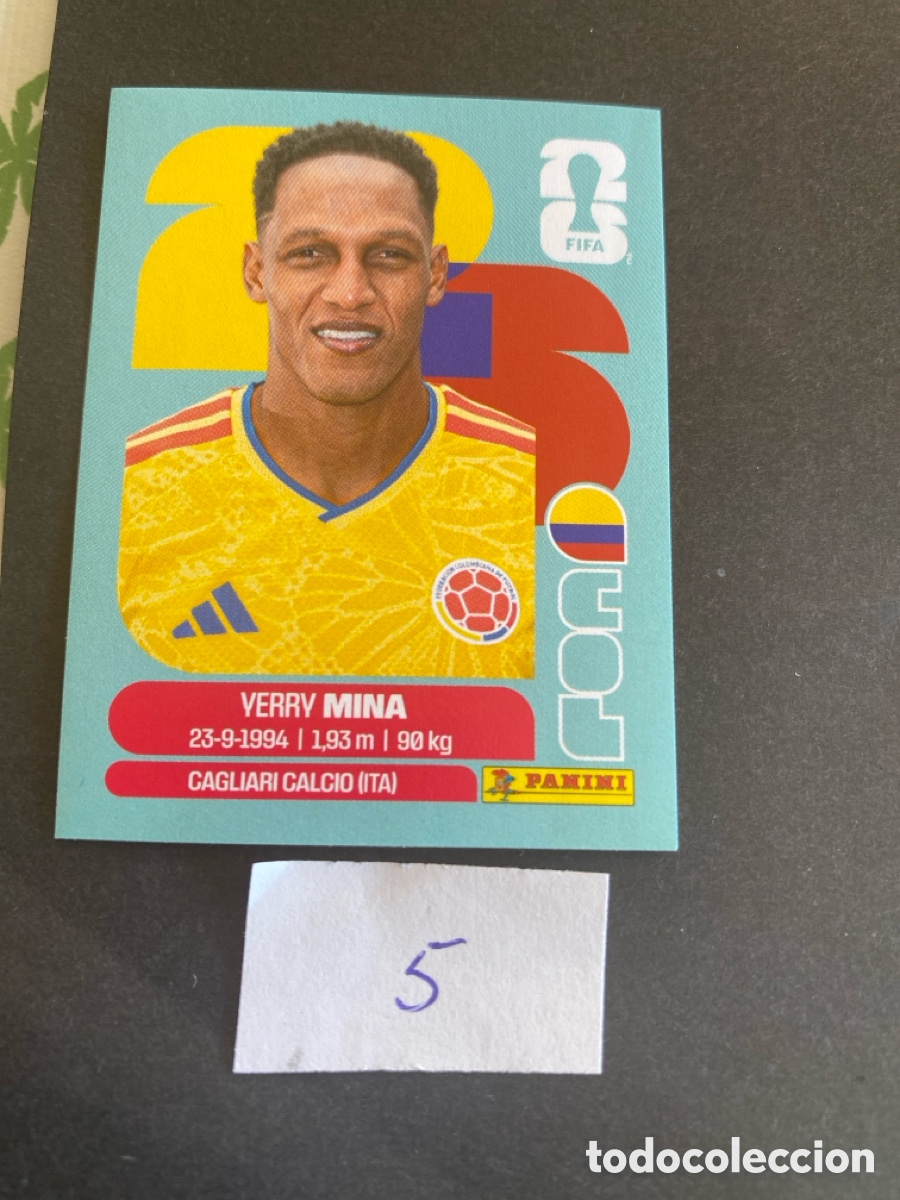 Cromos de F&uacute;tbol: Cromo Colombia Mundial 2026 N* 5 nuevo