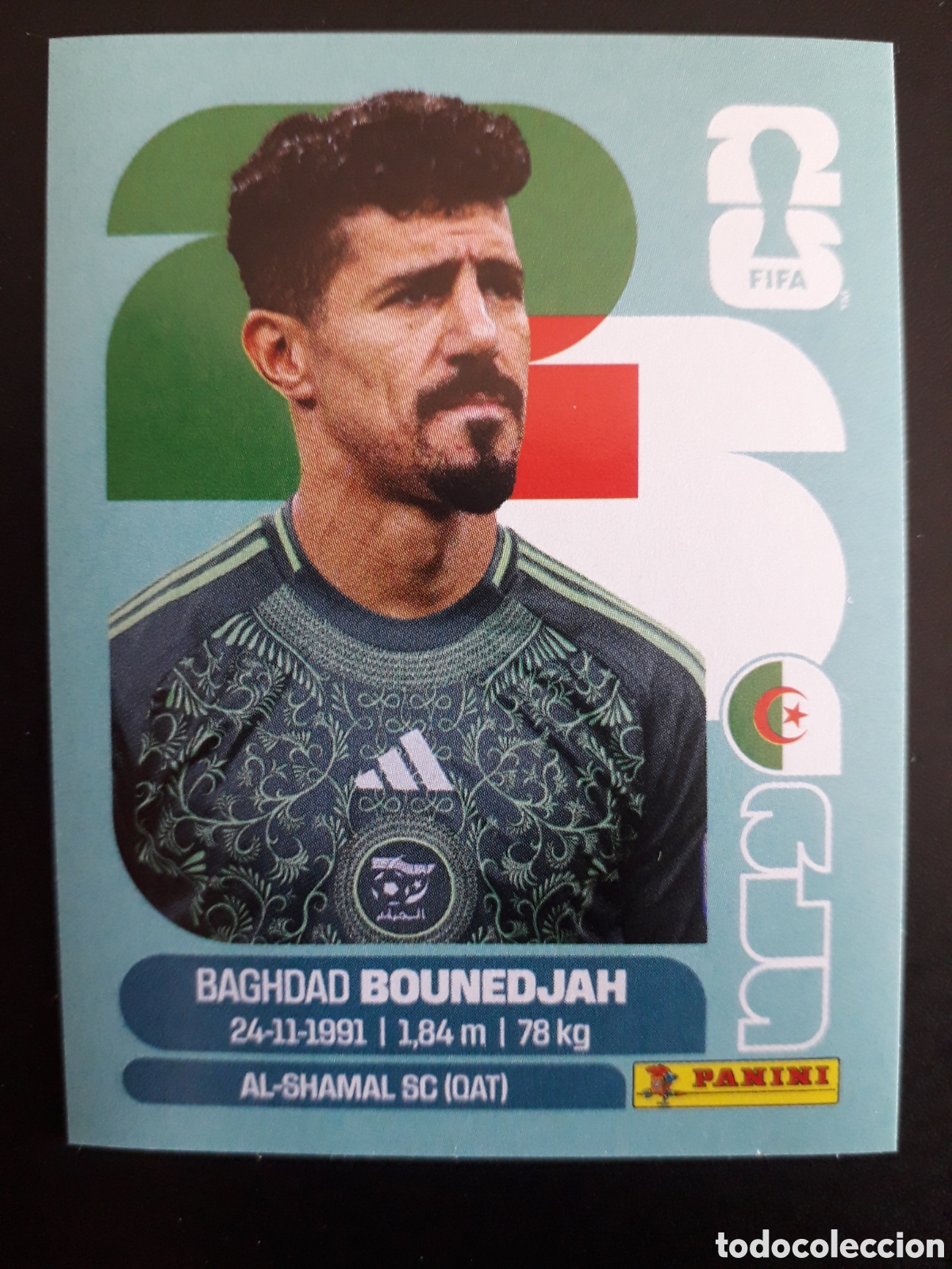 Cromos de F&uacute;tbol: BOUNEDJAH ARGELIA ALG 19 MUNDIAL F&Uacute;TBOL 2026 FIFA WORLD CUP PANINI SIN PEGAR PEDIDO M&Iacute;NIMO 3&euro;