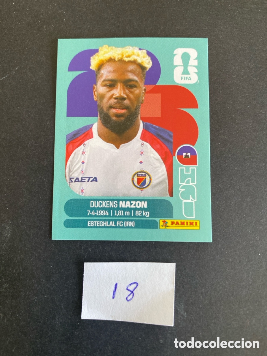 Cartes &agrave; collectionner de Football: Cromo Haiti Mundial 26 N* 18 nuevo