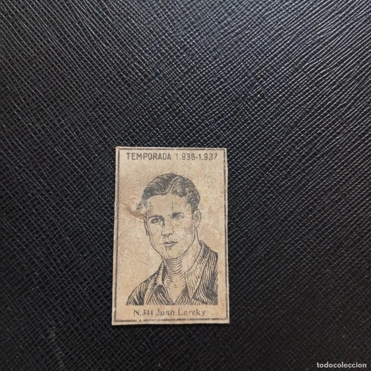 Cartes &agrave; collectionner de Football: 344 JUAN LAREKY CADIZ CERILLAS Y FOSFOROS 1936 1937 LIGA 36 37 FUTBOL CROMO - A120 PG21