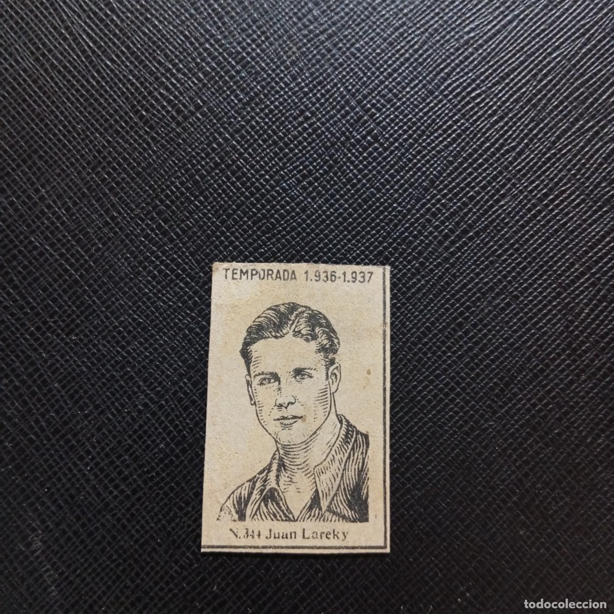 Cartes &agrave; collectionner de Football: 344 JUAN LAREKY CADIZ CERILLAS Y FOSFOROS 1936 1937 LIGA 36 37 FUTBOL CROMO - A120 PG22