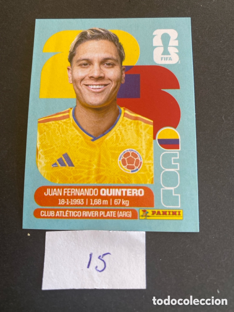 Cromos de F&uacute;tbol: Cromo Colombia Mundial 2026 N* 15 nuevo