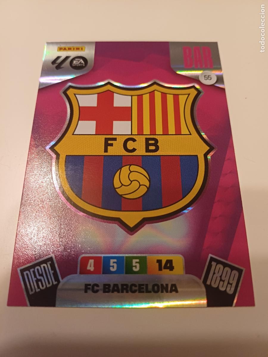 Cromos de F&uacute;tbol: 055 - Escudo - Fc Barcelona