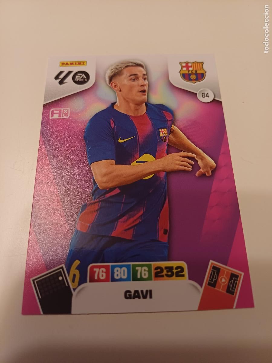Cromos de F&uacute;tbol: 064 - Gavi - Fc Barcelona