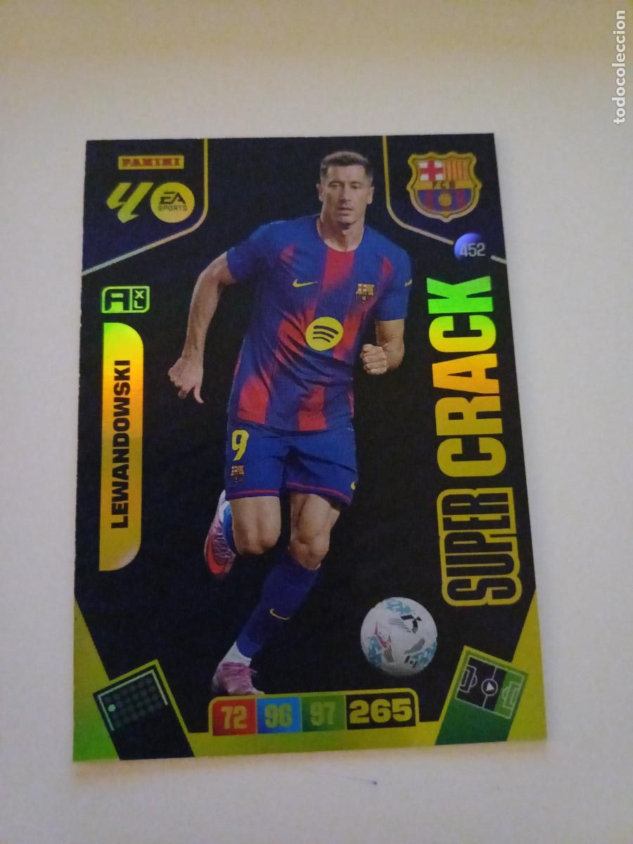 Cromos de F&uacute;tbol: 452 - Lewandowski (Fc Barcelona)
