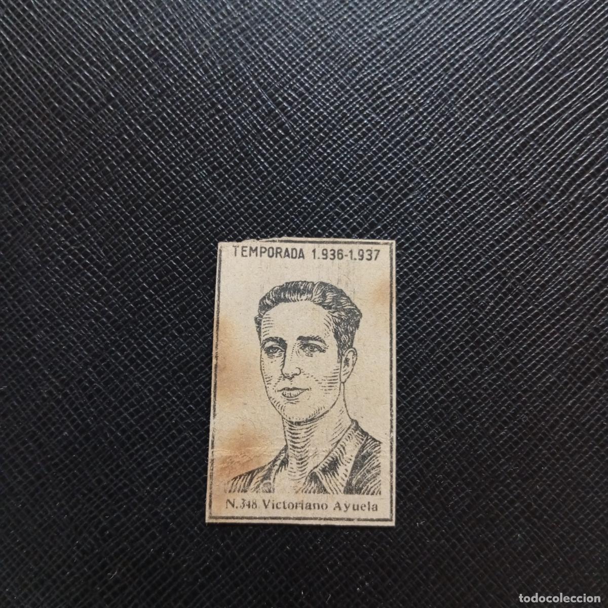 Cartes &agrave; collectionner de Football: 348 VICTORIANO AYUELA CADIZ CERILLAS Y FOSFOROS 1936 1937 LIGA 36 37 FUTBOL CROMO - A120 PG262