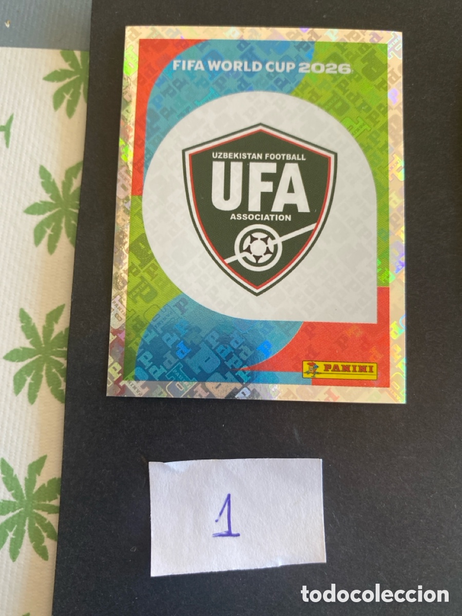 Cartes &agrave; collectionner de Football: Cromo Uzbekist&aacute;n Mundial 2026 N* 1 nuevo