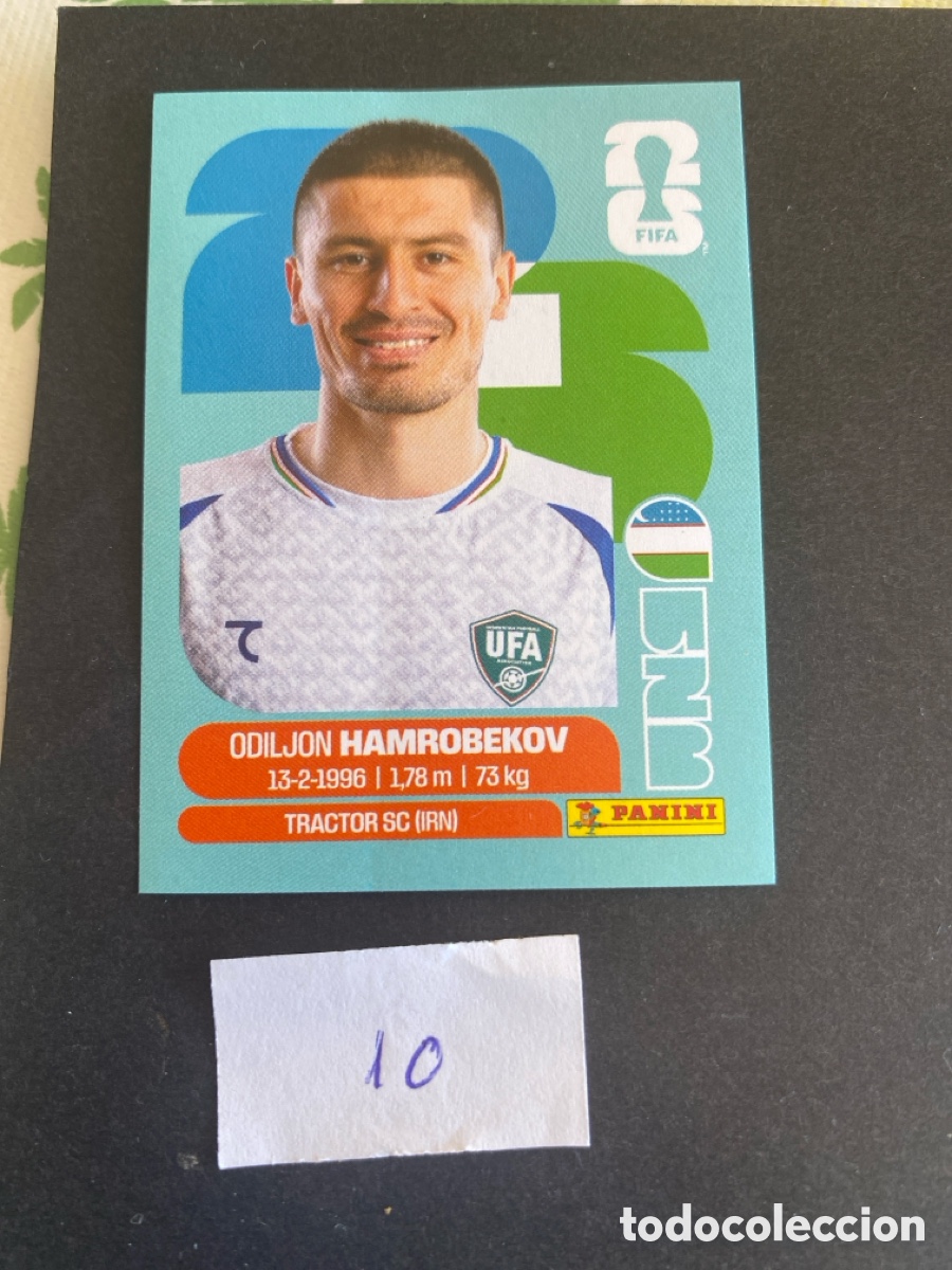 Cromos de F&uacute;tbol: Cromo Uzbekist&aacute;n Mundial 2026 N* 10 nuevo