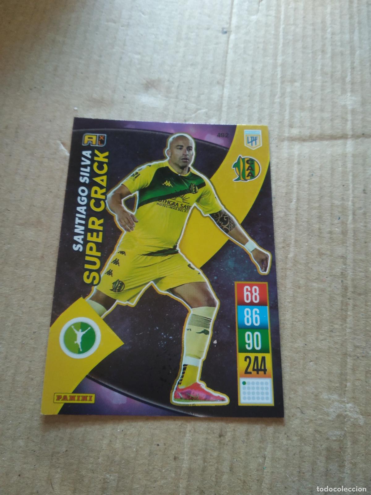 Cromos de F&uacute;tbol: 492 SANTIAGO SILVA ALDOVISI CROMO FUTBOL ARGENTINO PANINI LIGA ARGENTINA 2021-2022 ADRENALYN