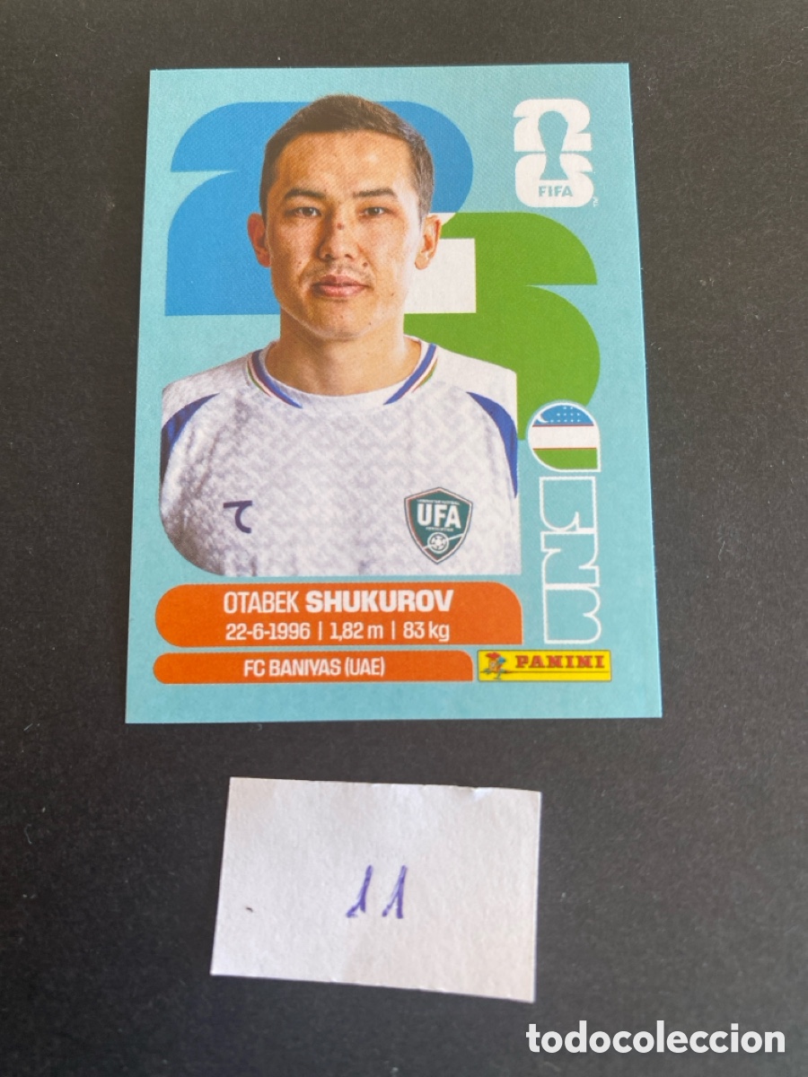 Cromos de F&uacute;tbol: Cromo Uzbekist&aacute;n Mundial 2026 N*11 nuevo